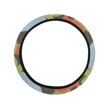 Guinea Fowl Pattern Print Design 02 Steering Wheel Cover with Elastic Edge
