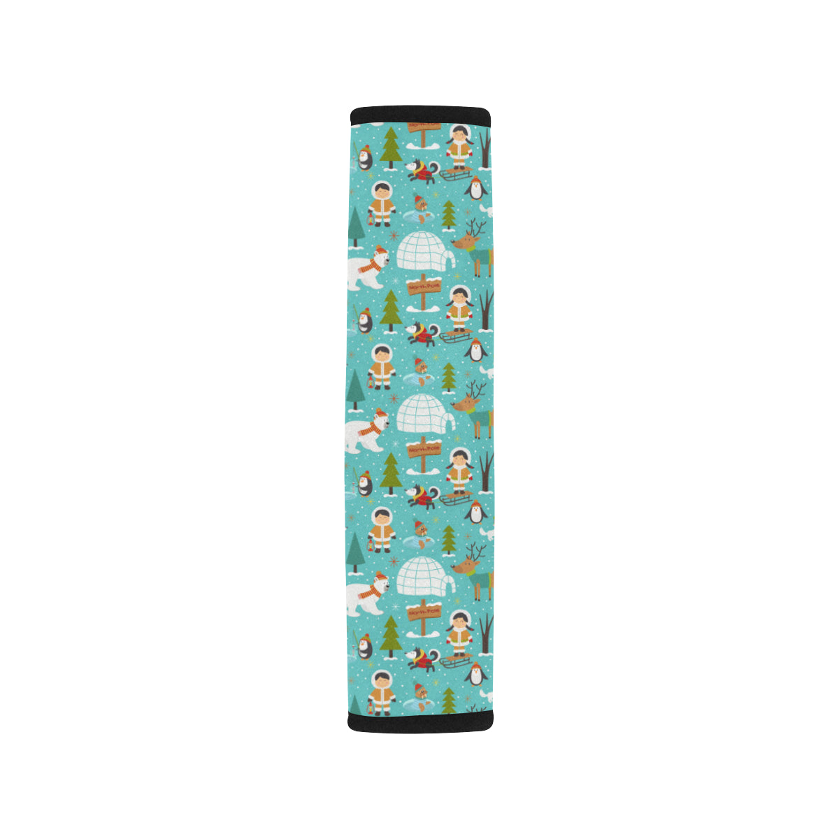 Eskimo Pattern Print Design 01 Car Seat Belt Cover
