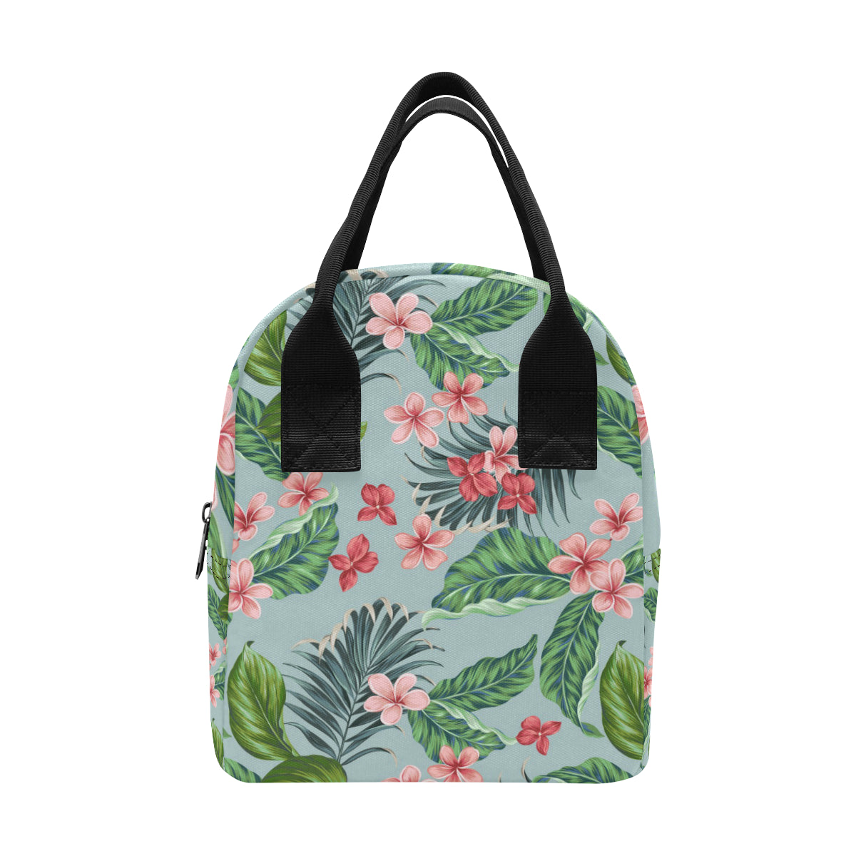 Plumeria Pattern Print Design PM027 Insulated Lunch Bag
