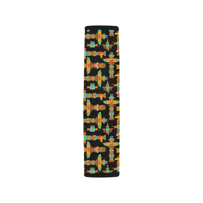 Totem Pole Cartoon Print Car Seat Belt Cover