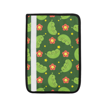 Peas Pattern Print Design A01 Car Seat Belt Cover