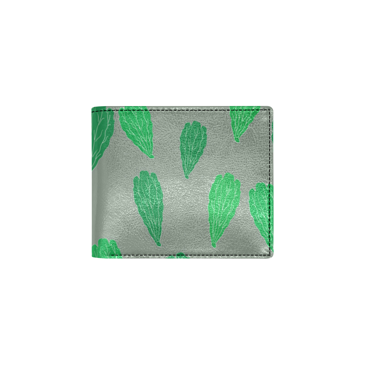 Lettuce Pattern Print Design 02 Men's ID Card Wallet