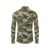 Army Camouflage Pattern Print Design 01 Men's Long Sleeve Shirt