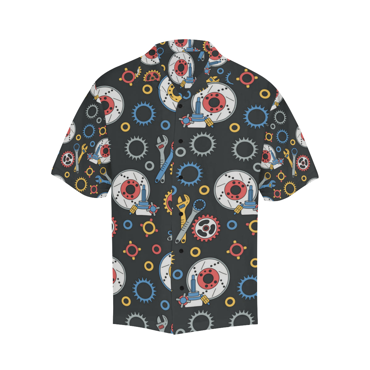 Mechanic Pattern Print Design 01 Men's Hawaiian Shirt