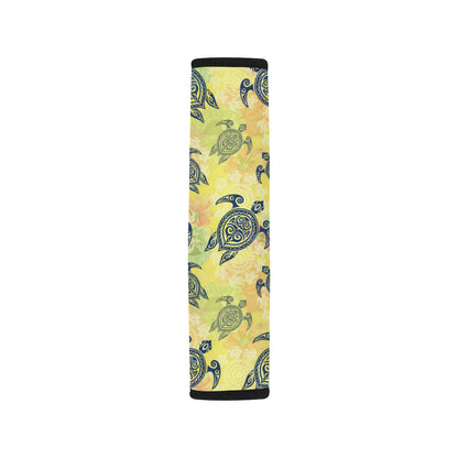 Hawaiian Turtle Tribal Design Print Car Seat Belt Cover