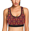 Navajo Pattern Print Design A03 Sports Bra