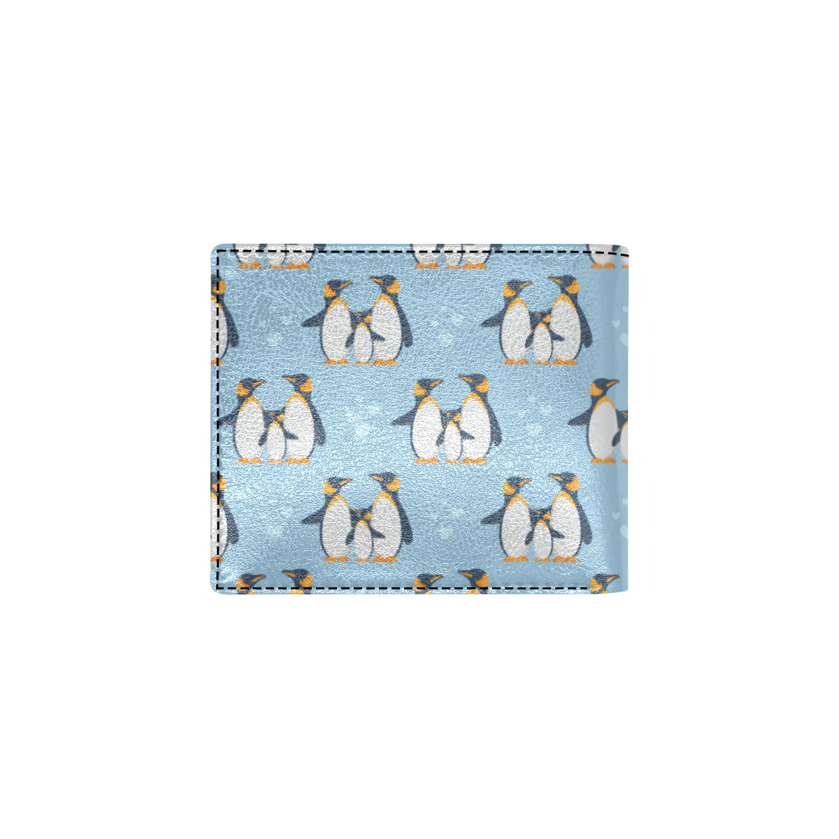 Penguin Pattern Print Design A04 Men's ID Card Wallet