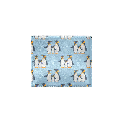 Penguin Pattern Print Design A04 Men's ID Card Wallet