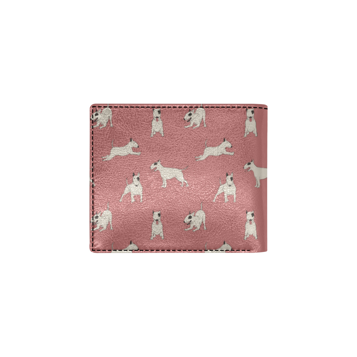 Bull Terriers Pattern Print Design 09 Men's ID Card Wallet