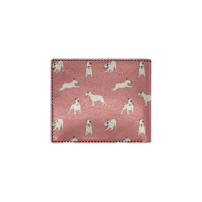 Bull Terriers Pattern Print Design 09 Men's ID Card Wallet