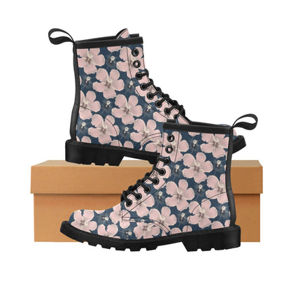 Plumeria Pattern Print Design PM018 Women's Boots