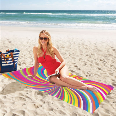 Vortex Print Design LKS301 Beach Towel 32" x 71"