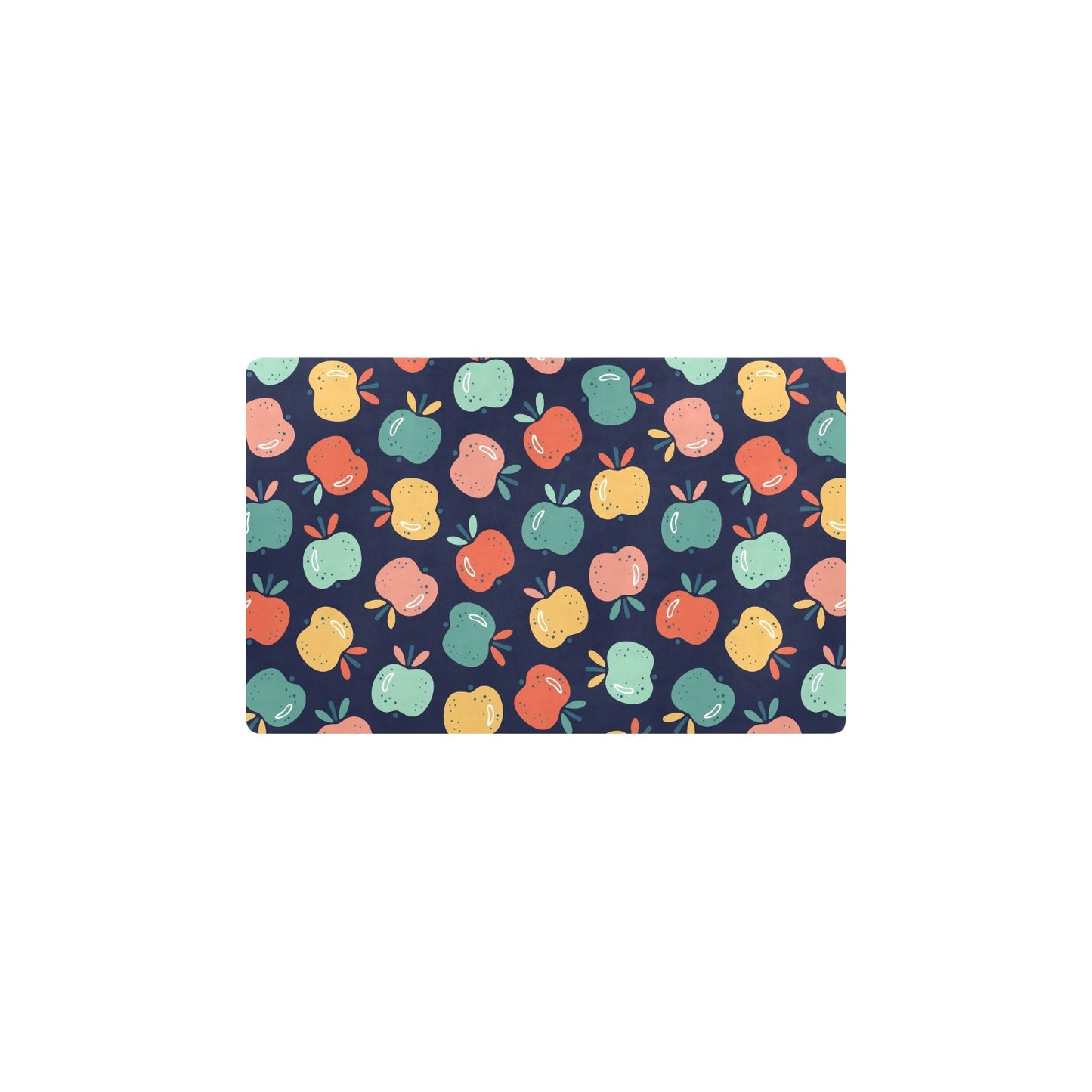 Apple Pattern Print Design AP09 Kitchen Mat