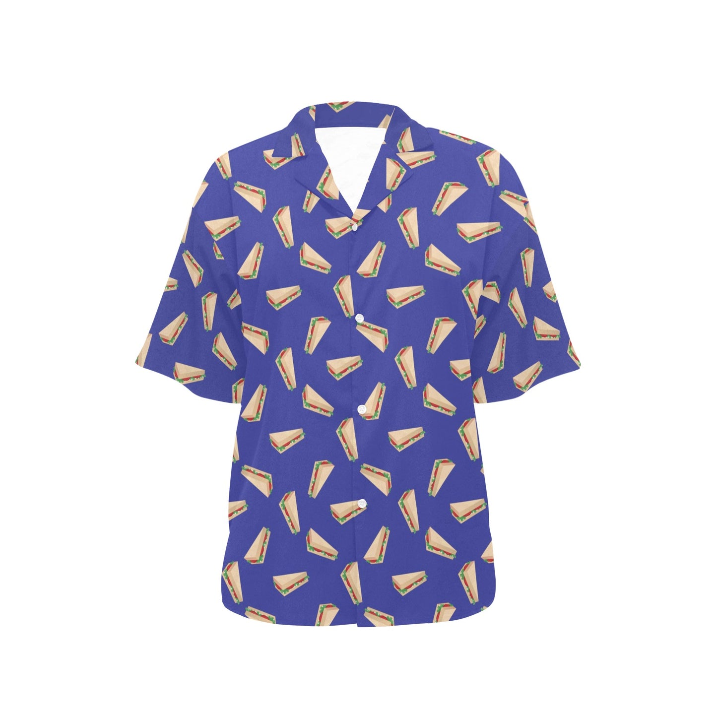 Sandwich Print Design LKS303 Women's Hawaiian Shirt