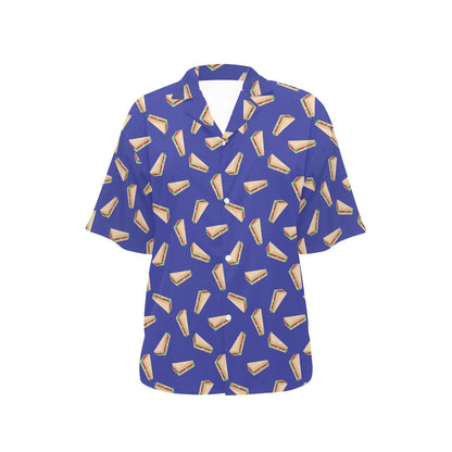 Sandwich Print Design LKS303 Women's Hawaiian Shirt