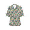 Buddha Pattern Print Design 08 Women's Hawaiian Shirt