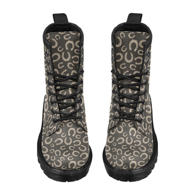 Horseshoe Print Design LKS303 Women's Boots