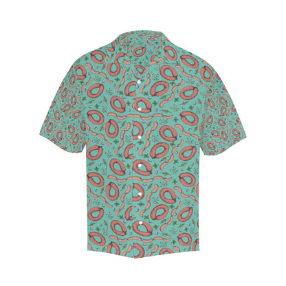 Sausage Print Design LKS303 Men's Hawaiian Shirt