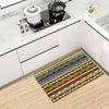 African Pattern Print Design 03 Kitchen Mat