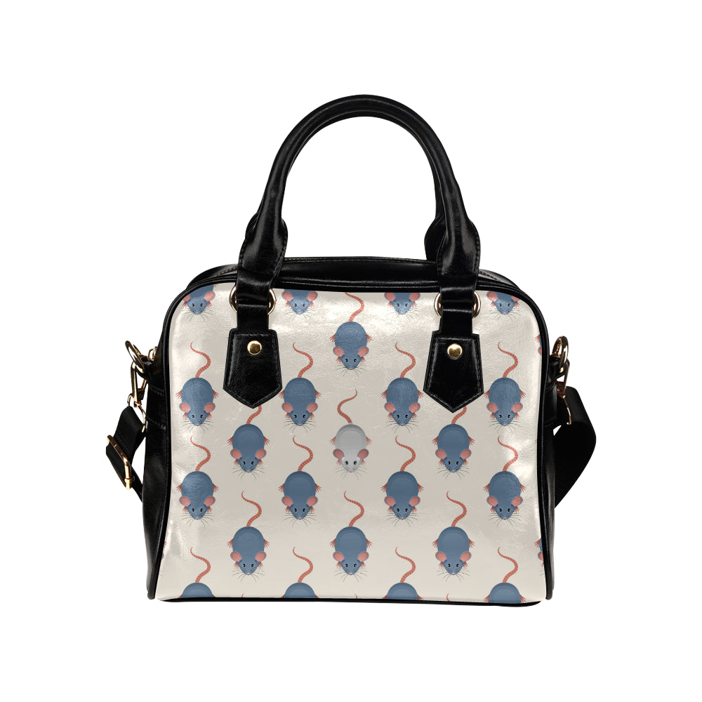 Rat Pattern Print Design 03 Shoulder Handbag