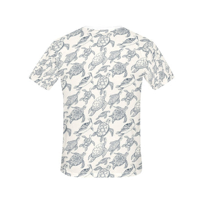 Sea Turtle Print Design LKS304 Women's  T-shirt