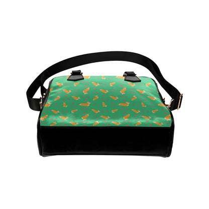Cardigan Welsh Corgis Pattern Print Design 03 Shoulder Handbag