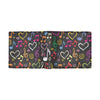 Music note Pattern Print Design A01 Men's ID Card Wallet