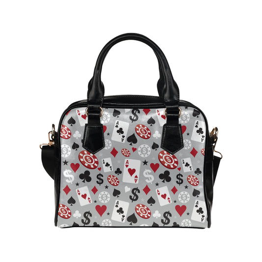 Casino Pattern Print Design 01 Shoulder Handbag