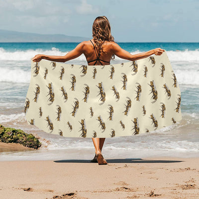 Bee Print Design LKS306 Beach Towel 32" x 71"