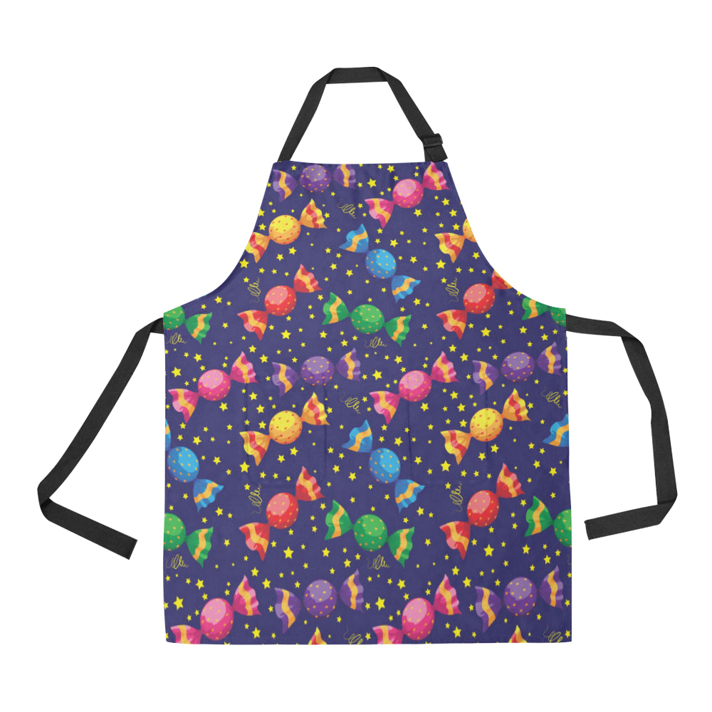 Candy Pattern Print Design CA06 Apron with Pocket
