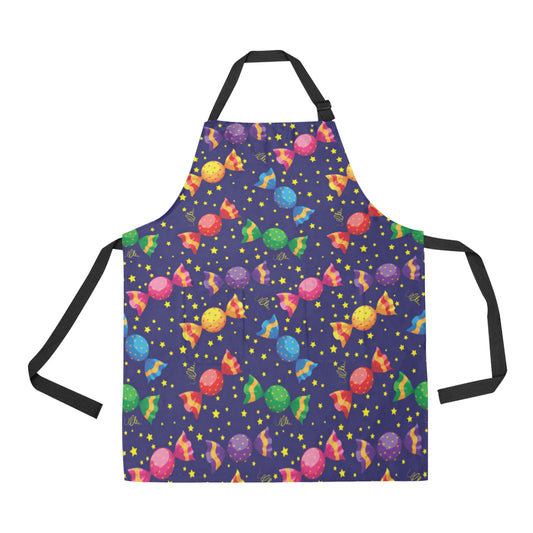 Candy Pattern Print Design CA06 Apron with Pocket