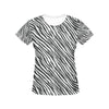 Zebra Classic Print Design LKS302 Women's  T-shirt