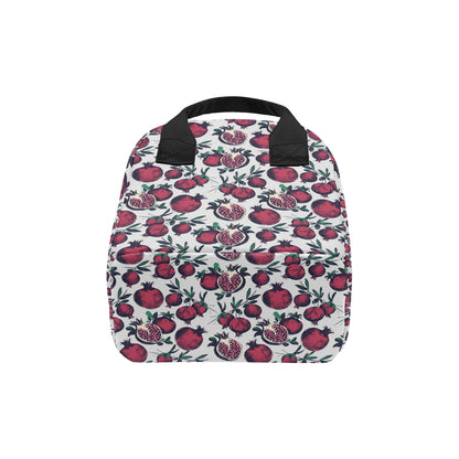 Pomegranate Pattern Print Design PG01 Insulated Lunch Bag