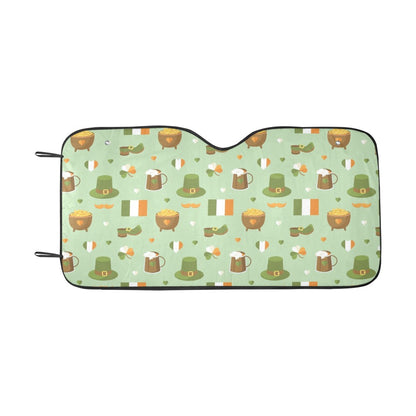 St Patricks Day Print Design LKS302 Car front Windshield Sun Shade