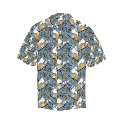 Squirrel Print Design LKS305 Men's Hawaiian Shirt
