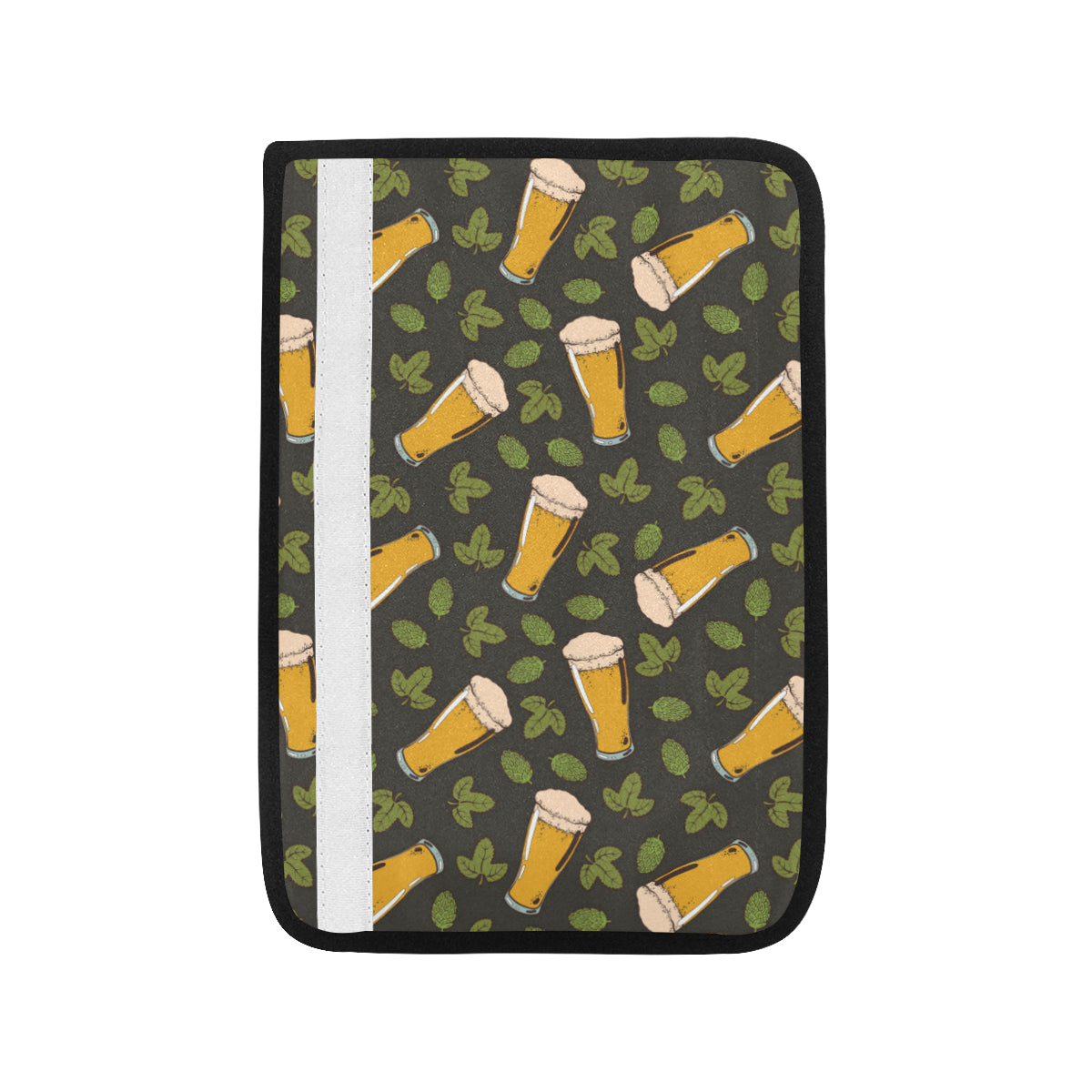 Beer Iris Pattern Print Design 02 Car Seat Belt Cover