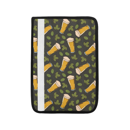 Beer Iris Pattern Print Design 02 Car Seat Belt Cover