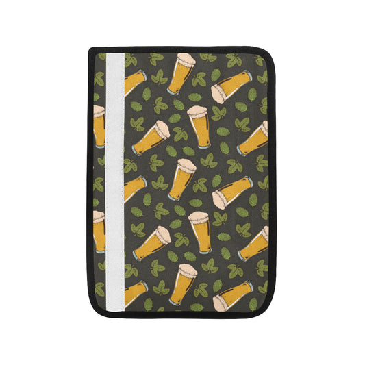 Beer Iris Pattern Print Design 02 Car Seat Belt Cover