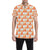 Buddha Pattern Print Men's Short Sleeve Button Up Shirt