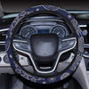 Mandala Pattern Print Design 02 Steering Wheel Cover with Elastic Edge