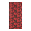 Skull Red Print Design LKS306 Beach Towel 32" x 71"