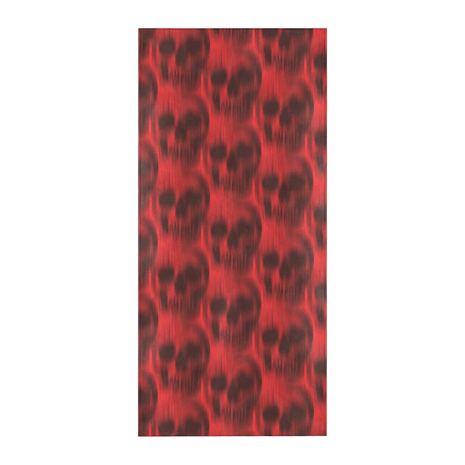 Skull Red Print Design LKS306 Beach Towel 32" x 71"