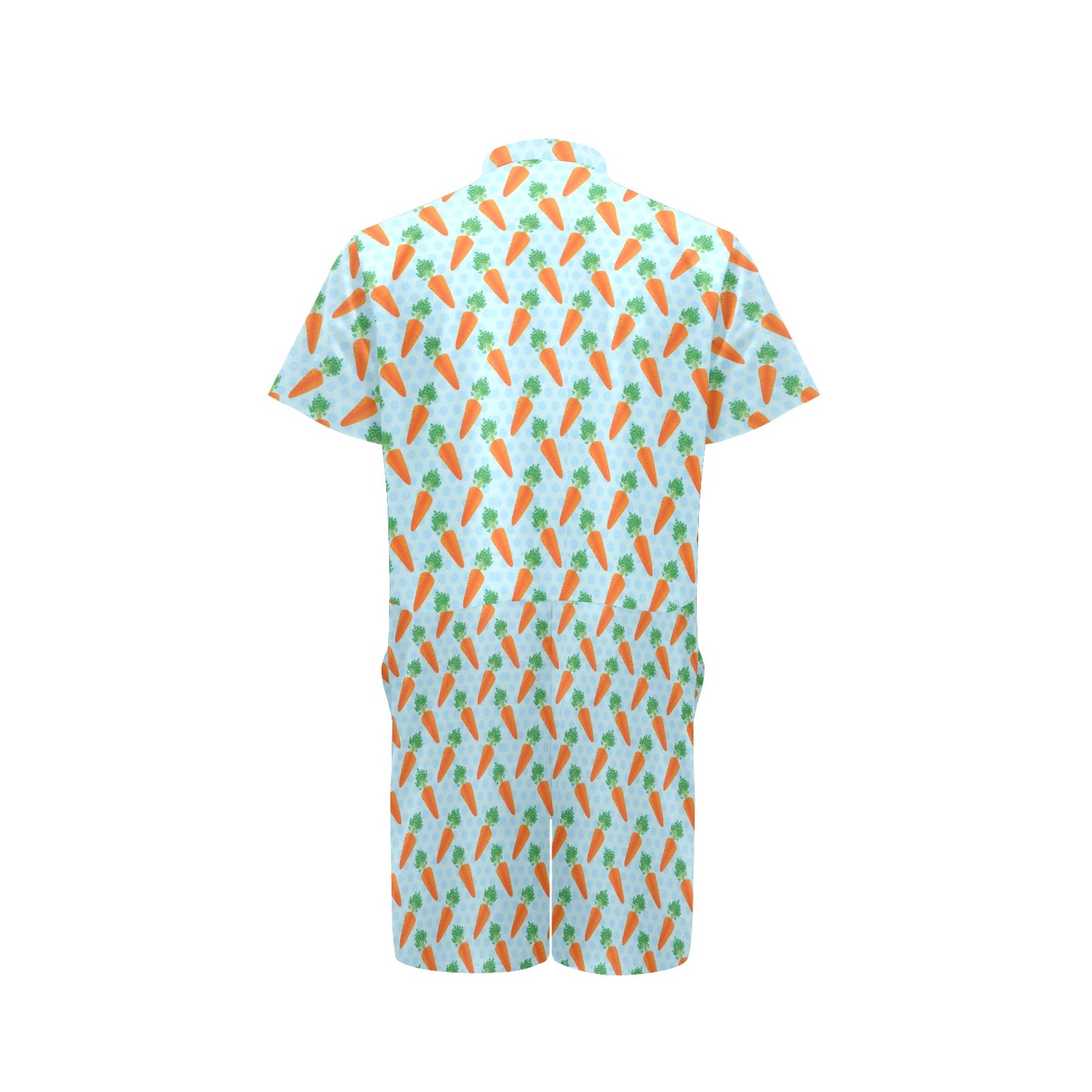 Carrot Pattern Print Design 01 Men's Romper