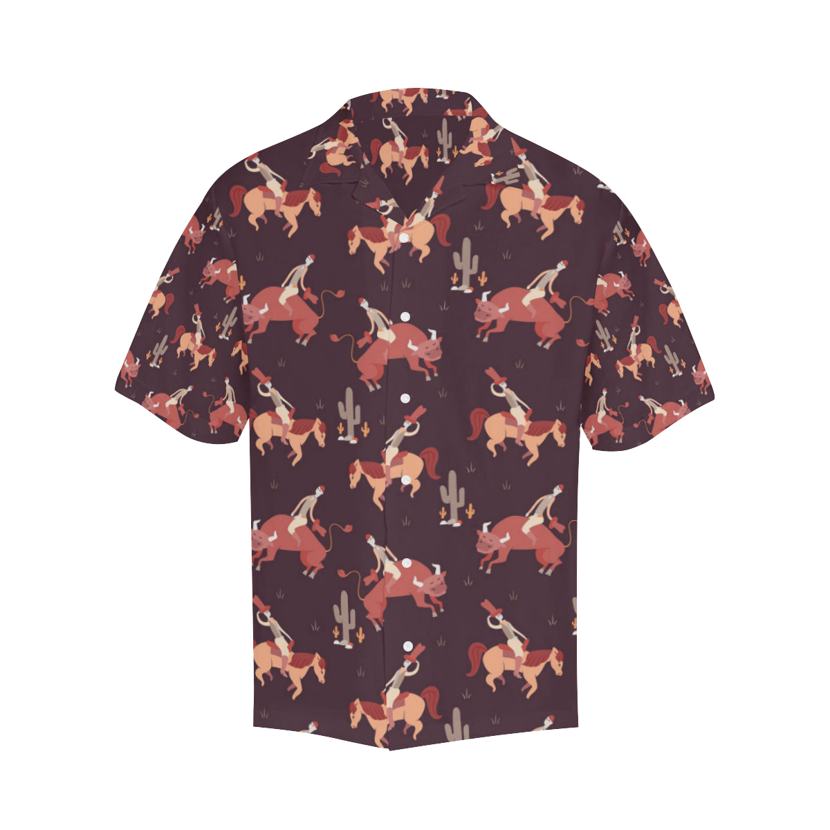 Rodeo Pattern Print Design A01 Men's Hawaiian Shirt
