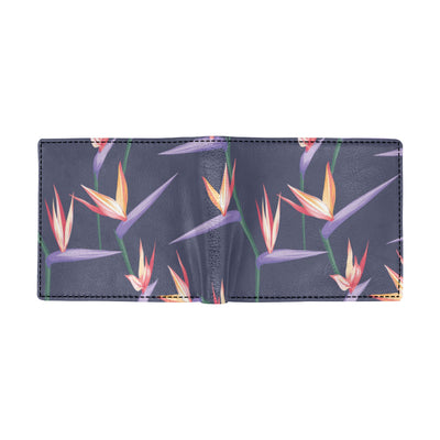 Bird Of Paradise Pattern Print Design BOP015 Men's ID Card Wallet