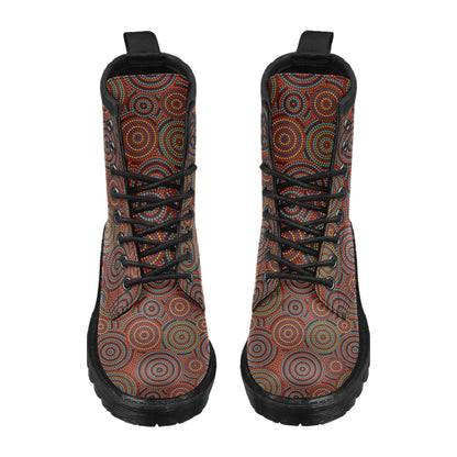 Aboriginal Print Design LKS403 Women's Boots