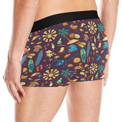Aloha Hawaii Pattern Print Design 01 Men's Boxer Briefs