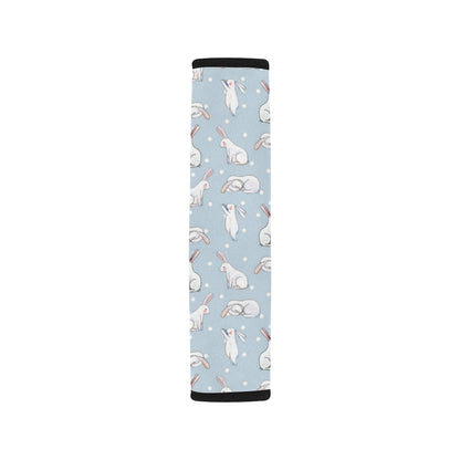 Rabbit Pattern Print Design RB06 Car Seat Belt Cover