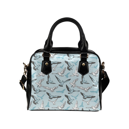 Pigeon Pattern Print Design 03 Shoulder Handbag