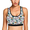 Aloha Hawaii Beach Pattern Print Design 04 Sports Bra